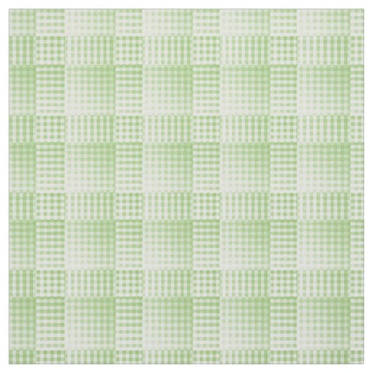 Grün-weißes Schachbrettmuster Abstract Stoff (Muster)