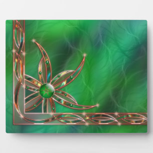 Grün wie das Gras Foto Plaque Fotoplatte