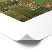 Grün wie Klee Poster (Ecke)