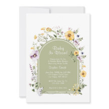 Grün Wildblume Baby in Blütendusche