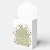 Grün Wildblume Baby in Blütendusche Geschenkschachtel (Geöffnet)