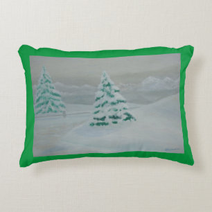 Grün-Winter-Weihnachtskissen Dekokissen