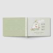 Grün wir können frühzeitig auf Birds Baby Dusche w Gästebuch (Voll)