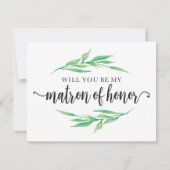 Grün wird mein Ehrengast sein Einladung (Vorderseite)