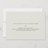 Grün zu meinem Trauzeuge Hochzeitstag Karte (Rückseite)