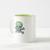 Grün, zwei Töne Tasse (Vorderseite Links)