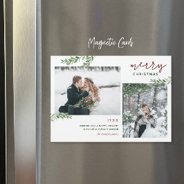 Grünanlagen 2 Foto Magnetische Weihnachtskarte Magnetkarte