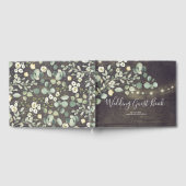 Grünanlagen Rustikale Hochzeit Gästebuch (Voll)