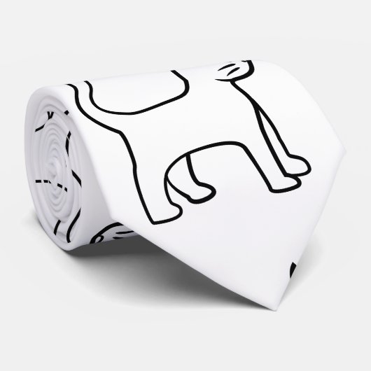 Grünauge Katzenschnecke Krawatte (Gerollt)