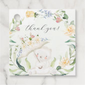 Grünbärengeschlecht - Neutral-Gelb-Babydusche Geschenkanhänger (Vorderseite)