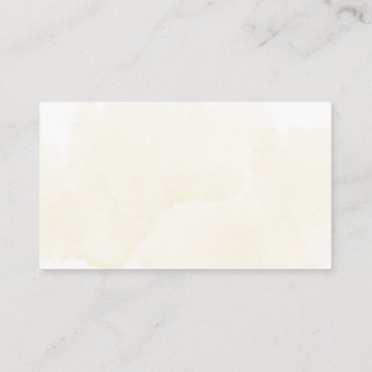 Grünbärengeschlecht Neutral Yellow Danke Encl Begleitkarte (Rückseite)