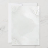 Grünbärengeschlecht - Neutrale Woodland Babydusche Einladung (Rückseite)