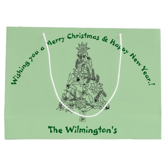 Grünbaum Große Geschenktüte (Rückseite)