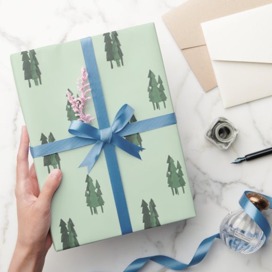 Grünbäume Geschenkpapier (Schenken)