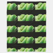 Grünbaumpython Fleecedecke (Vorderseite)