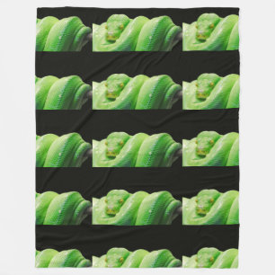 Grünbaumpython Fleecedecke