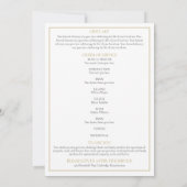 Grünbeerdenkliche Reihenfolge des Dienstprogramms Einladung (Rückseite)