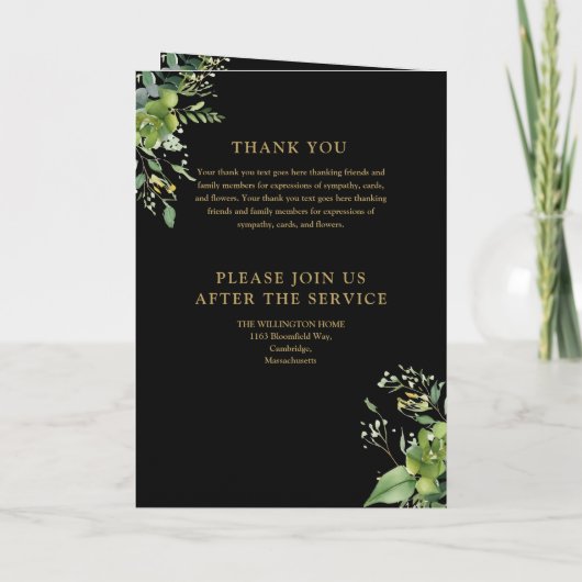 Grünbeerdenkliche Reihenfolge Programm (Rückseite)