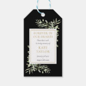 Grünbeerdenkmal Saatpacket Foto Geschenkanhänger (Vorderseite)