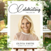 Grünbeerdigung Foto-Memorial Begrüßungszeichen Poster