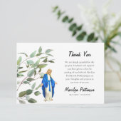 Grünbeerdigung Jungfrau Mary Katholic Dankeskarte (Stehend Vorderseite)