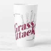 Grünbelag Isolierte Latte-Tasse Milchtasse (Vorderseite)