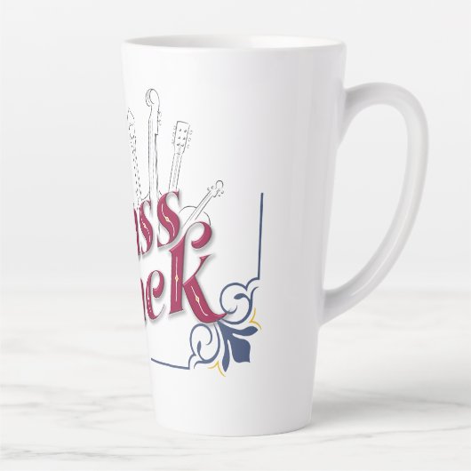 Grünbelag Isolierte Latte-Tasse Milchtasse (Rechts)