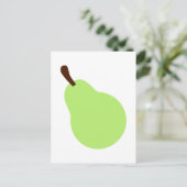 Grünbirne Postkarte (Stehend Vorderseite)