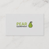 Grünbirne Visitenkarte (Vorderseite)