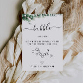 Grünblase absenden Zeichen, Hochzeit, Einladung