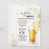 Grünblasen und Brausekupf Dusche Einladung (Vorderseite)