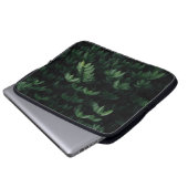 GRÜNBLÄTTERIGER BAUM LAPTOPSCHUTZHÜLLE (Vorne Knopf)