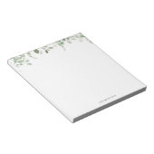 Grünblätterung Notizblock (angewinkelt)