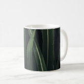 GRÜNBLÄTTRIGE PFLANZE KAFFEETASSE (VorderseiteRechts)