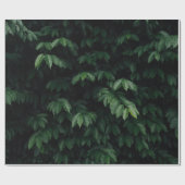 GRÜNBLÄTTRIGER BAUM GESCHENKPAPIER (Flach)