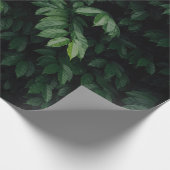 GRÜNBLÄTTRIGER BAUM GESCHENKPAPIER (Ecke)