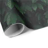 GRÜNBLÄTTRIGER BAUM GESCHENKPAPIER (Rolleneckpunkt)