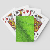 Grünblattstruktur Spielkarten (Rückseite)