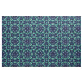 Grünblaue Ornamente Stoff (Fat Quarter (45,7 x 55,9 cm))