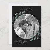 Grünbouquet Save The Date (Vorderseite)