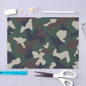Grünbraune Camouflage Seidenpapier (Handwerk)