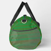 Grünbraune Streifen Duffle Bag (Rechts)