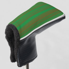 Grünbraune Streifen Golf Headcover