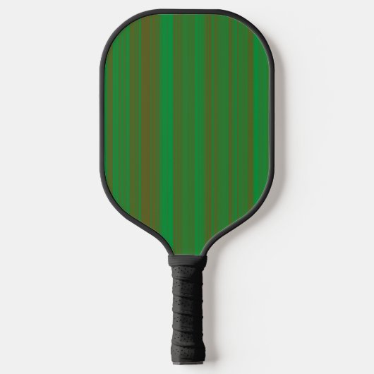 Grünbraune Streifen Pickleball Schläger (Vorderseite)