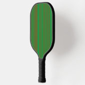 Grünbraune Streifen Pickleball Schläger (Links)