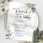 Grünbrunch und Brautparty Einladung