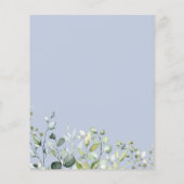 Grünbrunch und Bubbly Budget Einladungen (Rückseite)