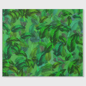 Grünbuch-Blätter Geschenkpapier (Flach)