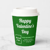 Grünbuch-Cup für Unternehmen Pappbecher (Rückseite)