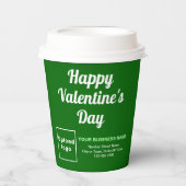 Grünbuch-Cup für Unternehmen Pappbecher (Vorderseite)